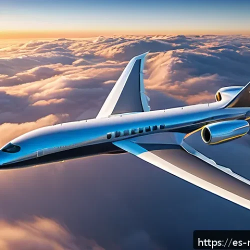 Home 31 항공우주 기술 혁신 - A futuristic commercial airplane constructed from ultralight carbon fiber composites and advanced po...