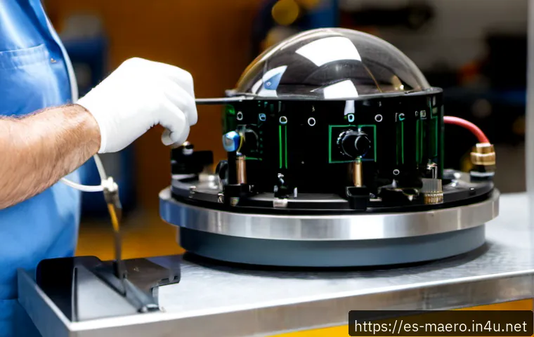 Home 17 항공기 자이로스코프 - Photorealistic close-up of a precision aircraft gyroscope instrument on a clean avionics workbench, ...